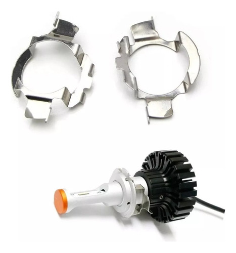 2 Adaptadores Para Bombillos Led H7  Qashqai/jetta/mercedes