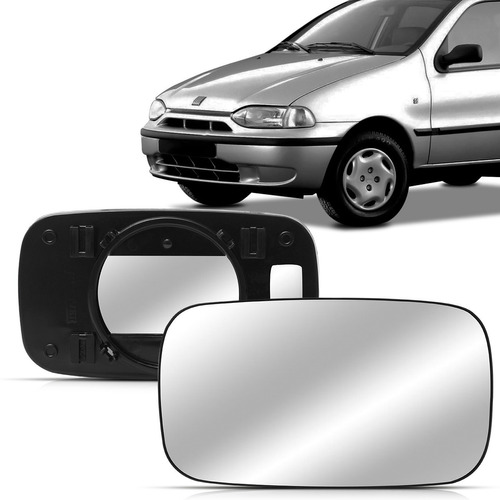 Par Lente Espelho Retrovisor Palio 96 97 98 A 01 02 03 04 05