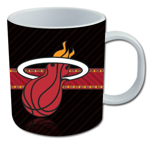 Taza, Tazon Mug, Miami Heat, Basketball Nba / The King Store