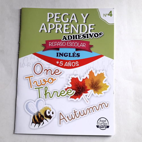 Aprende   Inglés   Con Adhesivos 2  Repaso Escolar