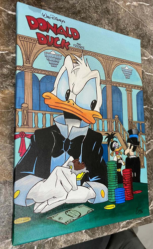 Cuadro Decorativo Walp Disneps Donald Duck