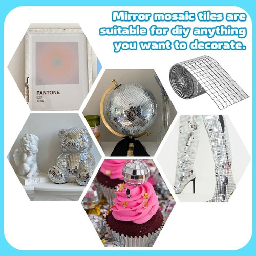 Pegatinas Decorativas De Mosaico, 3200 Piezas De Pegatinas