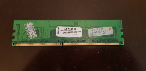 Memoria Ram 128mb Ddr 266/333mhz Pc2100/2700 Varias