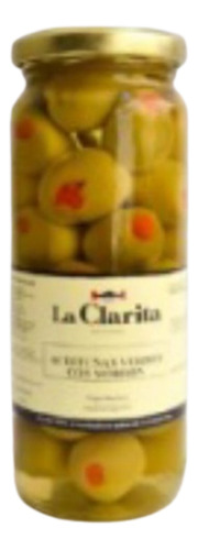 Aceitunas Verdes C/ Morrón-aceite-la Clarita-x200g