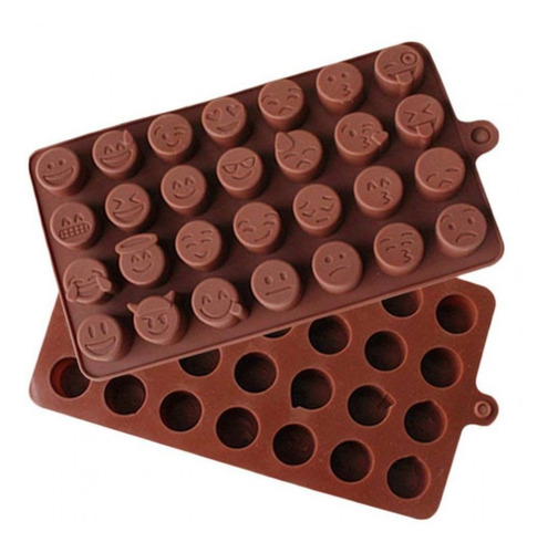 Molde Bombones Silicons Letras Números Emoji