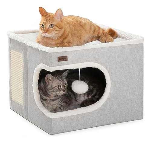 Cama Para Gatos De Interior, Casa Cubo, Camas Y