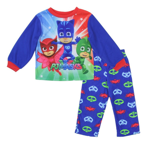 Pijama Invernal Pjmasks Para Niños