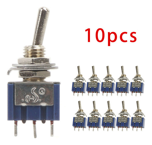 Interruptor De Palanca Spdt On-off-on De 3 Posiciones, 12 V/