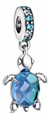 Dije Charm Tortuga Mar Compatible Con Pandora Plata Ley 925