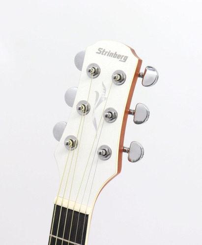 Violão Elétroacustico Strinberg Co40 Cor Branco Material Do Diapasão Ébano Orientação Da Mão Destro