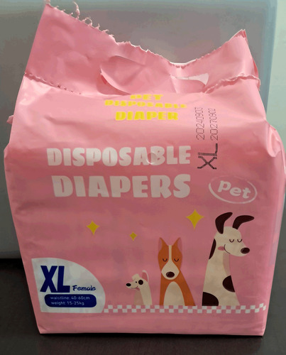10 Pañales Mascota Xl Descartables 10 U. Celos U/o Orina