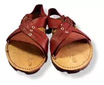 Louis Vuitton Sandalias de hombre Castaño Cuero ref.307771 - Joli Closet