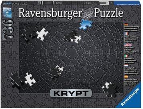 Rompecabezas Todo Negro Ravensburger 736 Pzas