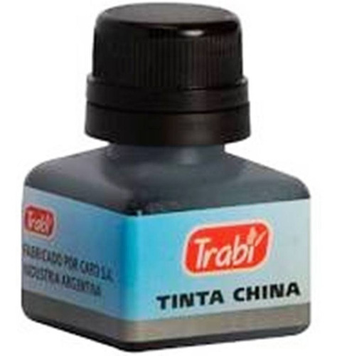 Tinta China 15cc Trabi Industria Argentina Frasco 15cm3