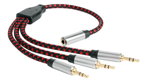 Cv Divisor De Auriculares 3,5mm Hembra A 3 Macho Adaptador
