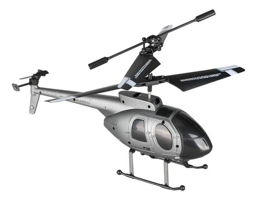 Adventure Force Helicoptero Recargable Control Remoto Negro Mate