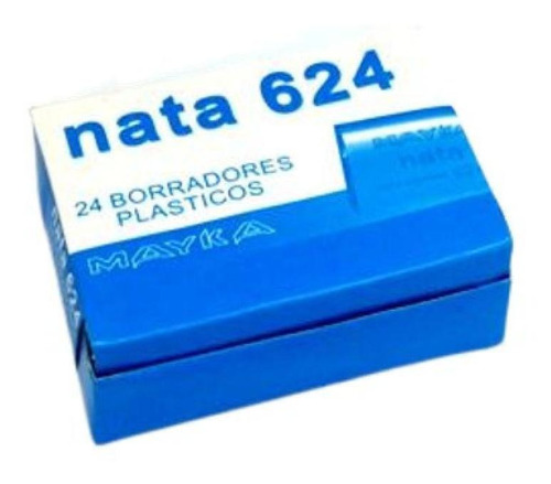 Caja X 24 Unidades De Borrador Nata Pqño  Ref 624 