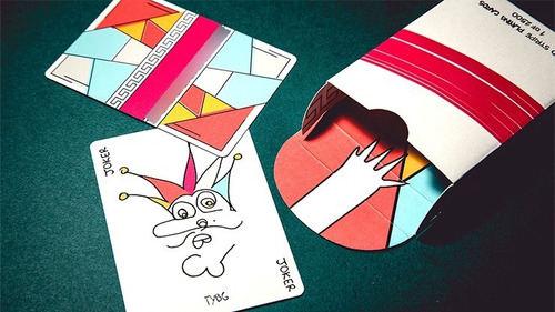 Baraja Red Stripe By Omar Renfro. Poker Magia Y Cardistry.