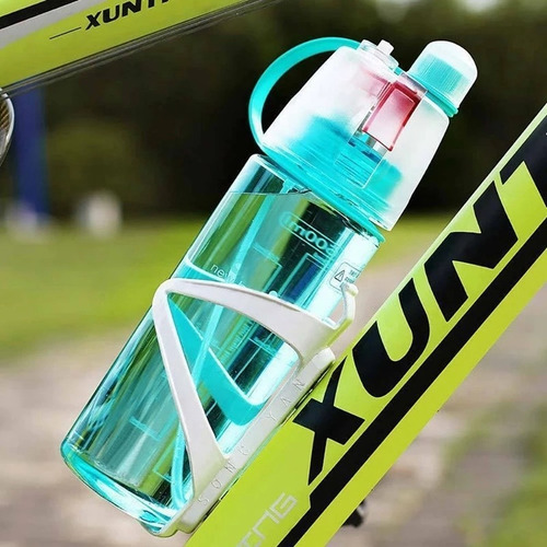 Imagen 5 de 9 de Botella De Agua Deportiva Con Atomizador Para Refrescarse
