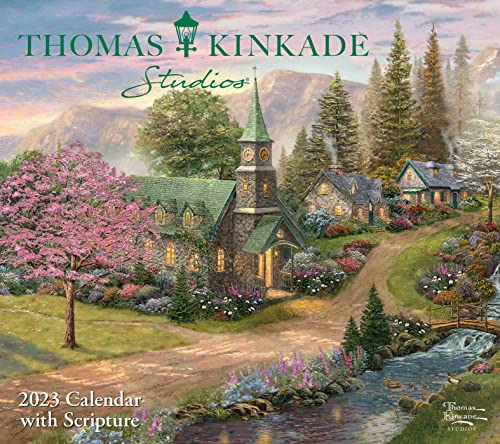 Calendario De Pared De Lujo 2023 De Thomas Kinkade Studios