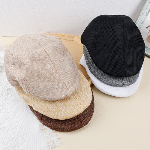 Gorro Unisex Con Forma De Boina Transpirable, De Algodón Y L
