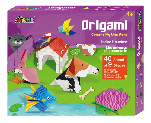 Origami Mascotas Juego De Arte Y Manualidades Niñas Niños