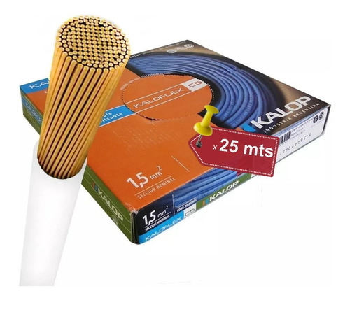 Imagen 1 de 10 de Cable Unipolar 1.5 Mm Kalop Normalizado Iran Categoría 5