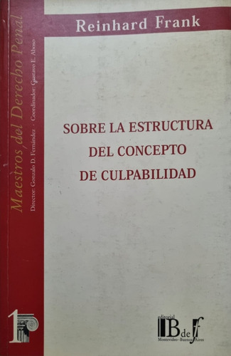 Sobre La Estructura Del Concepto De Culpabilidad R. Frank