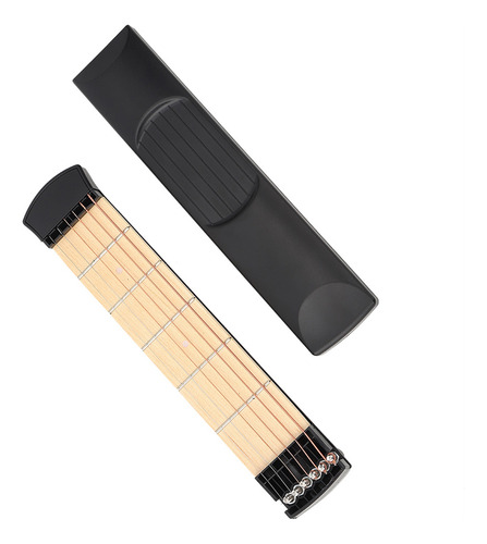 Nueva Guitarra De Bolsillo Portátil De 6 Trastes Para Mano I