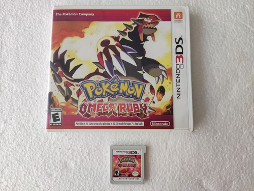 Juego Fisico Nintendo 3ds Pokemon Omegaruby +caja + Caratula