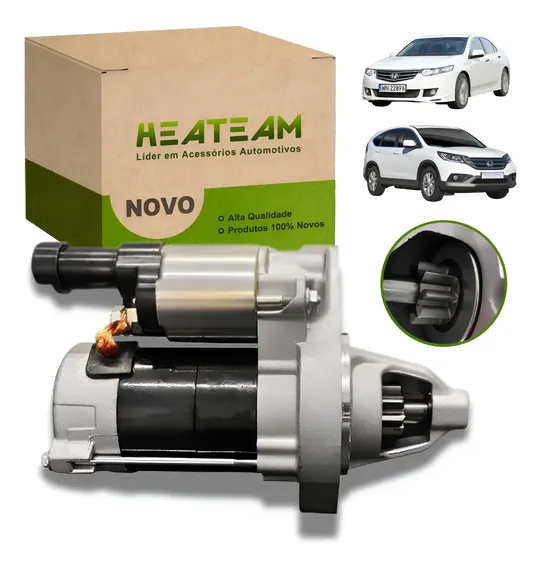 Motor De Partida Honda Civic Accord Crv 1.8 2.0 2005-2015 9d