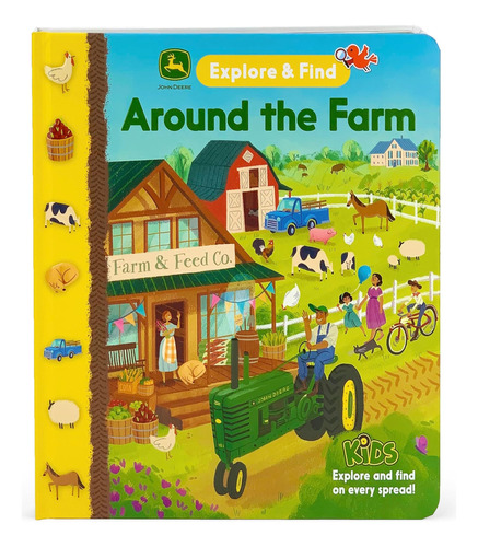 Libro: John Deere Around The Farm Explore & Find Una