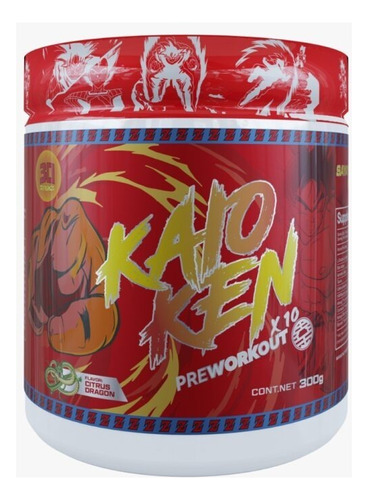 Sl Preworkout Kaioken 30 Serv 300grs Sabor CITRUS DRAGON