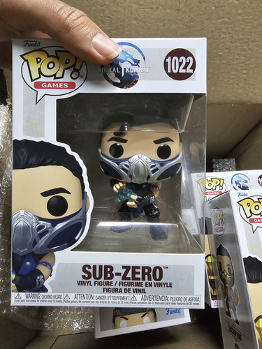 ¡funko Pop! Mortal Kombat: Scorpion, Liu Kang, Sub Zero. (Usado)