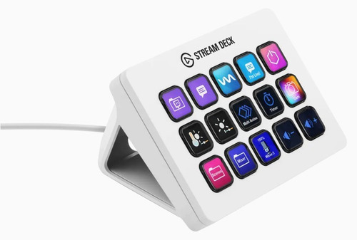 Controlador De Trasmisión Streamdeck Elgato Mk.2 Blanco