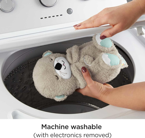 Bebê Acalma Lontra Para Dormir Com Sons E Luzes