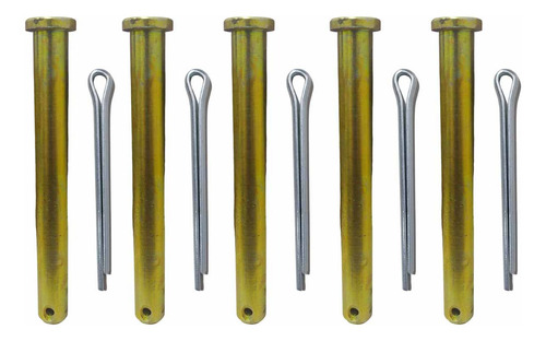 Pino Liso Fixador Agricola Furo E Cupilha 5/16x57mm 05 Un