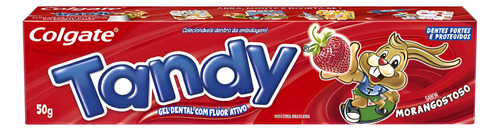 Tandy Pasta De Dentes Sabor Morango 50g Kit C/ 6unid - Gamer