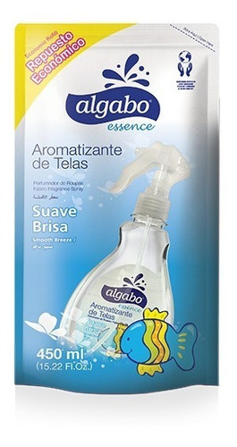 Repuesto Perfume Para Tela Suave Brisa Algabo 450 Ml ( Mayor