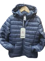 Comprar Campera Importada Con Piel Azul Marino (colegial) Azul Marino 8