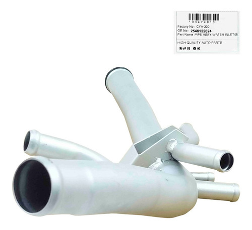 Imagen 4 de 8 de Tubo Agua Calefaccion Metalico Accent 2001 2002 2003 Origina