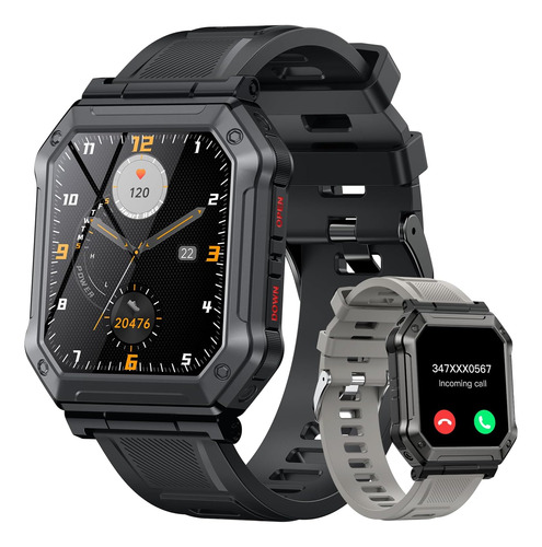 Reloj Inteligente Hombres, Rastreador De Fitness