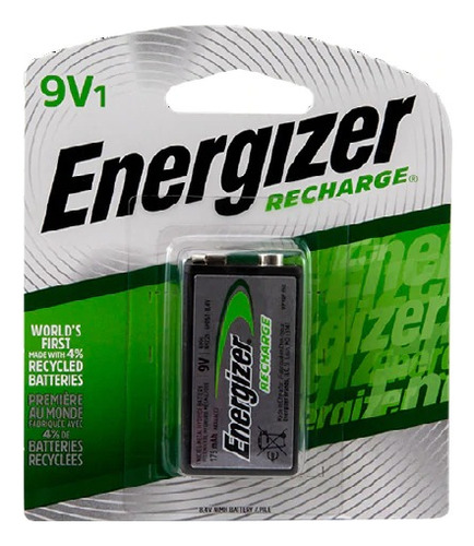 Batería Recargable 9v energizer