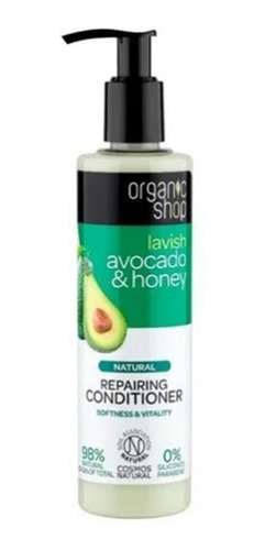 Acondicionador Reparador Palta Y Miel 280ml Organic Shop