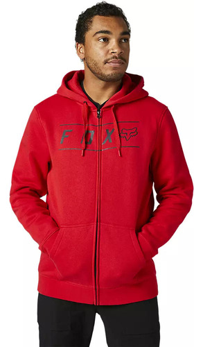 Poleron Lifestyle Pinnacle Zip Rojo Fox