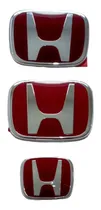 Comprar Emblemas Honda Rojos Tipo Type R Civic 3 Pzas