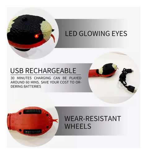 Juguete Usb 3d Para Gatos Con Forma De Serpiente Y Pez