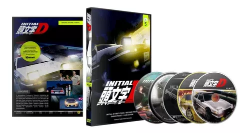 Dvd Initial D Série Completa + Ovas + Filmes + Live Action