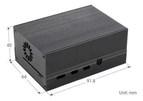 Case De Aluminio Para Raspberry Pi 4,