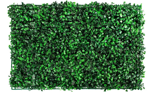 Follaje Artificial, Sintético Muro Verde, Tamaño 60x40 Cm.
